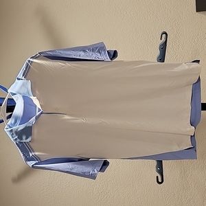 Walter Hagen Blue Striped Shirt